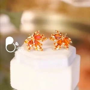 گوشواره برگ پاییزی