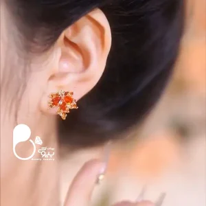 گوشواره برگ پاییزی