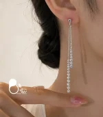 گوشواره زنانه آیلین سیلور ترک