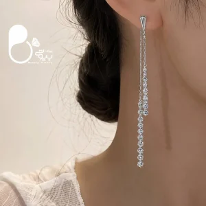 گوشواره زنانه آیلین سیلور ترک