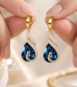گوشواره زنانه ترک مدل جان سو طرح حلقه ای