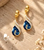 گوشواره زنانه ترک مدل جان سو طرح حلقه ای