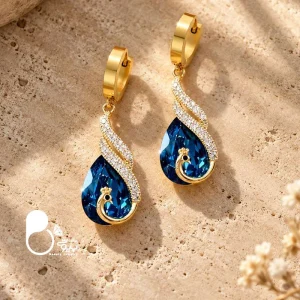 گوشواره زنانه ترک مدل جان سو طرح حلقه ای