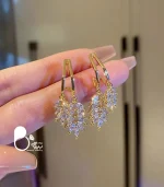 گوشواره زنانه نگینی ترک