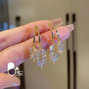 گوشواره زنانه نگینی ترک