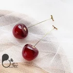 گوشواره گیلاسی فانتزی