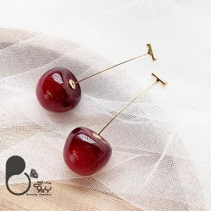گوشواره گیلاسی فانتزی